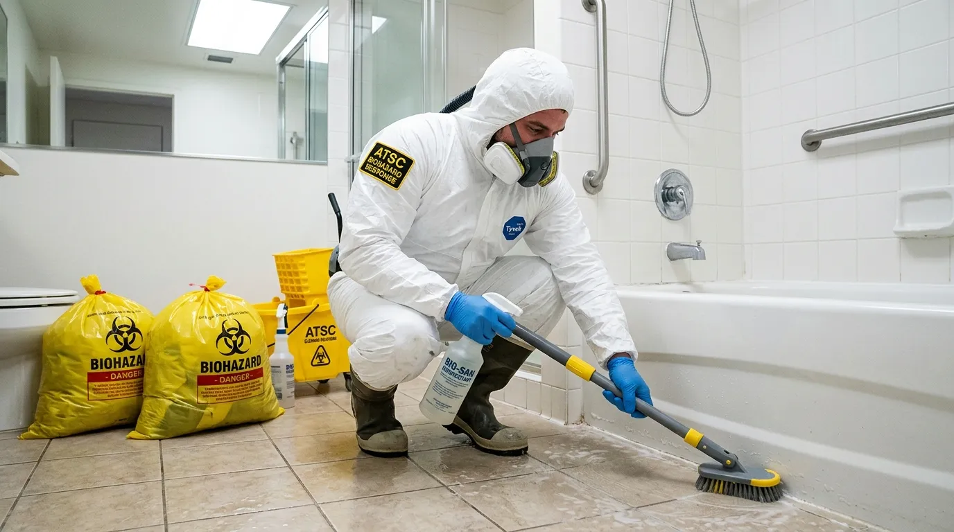 Decontamination equipment deployed for Blood Cleanup in East Mount Airy